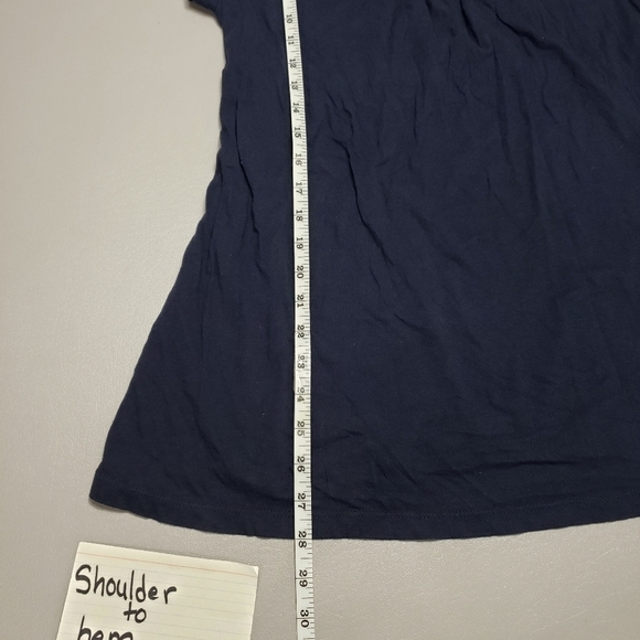 oh baby by motherhood maternity navy blue short sleeve tshirt women's L - Picture 9 of 10